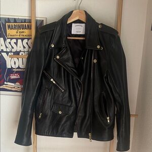 Understated “Easy Rider” Leather Jacket- size Medium